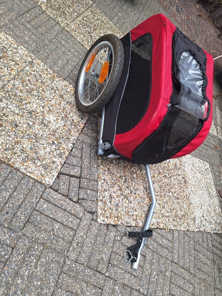 Hondenfietskar Trixie, Ophalen, Gebruikt
