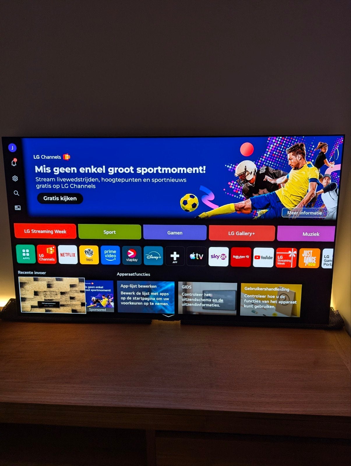 LG OLED55G45LW (2024) OLED TV - Nieuwstaat, Ophalen, Zo goed als nieuw, 100 cm of meer, 4k (UHD)