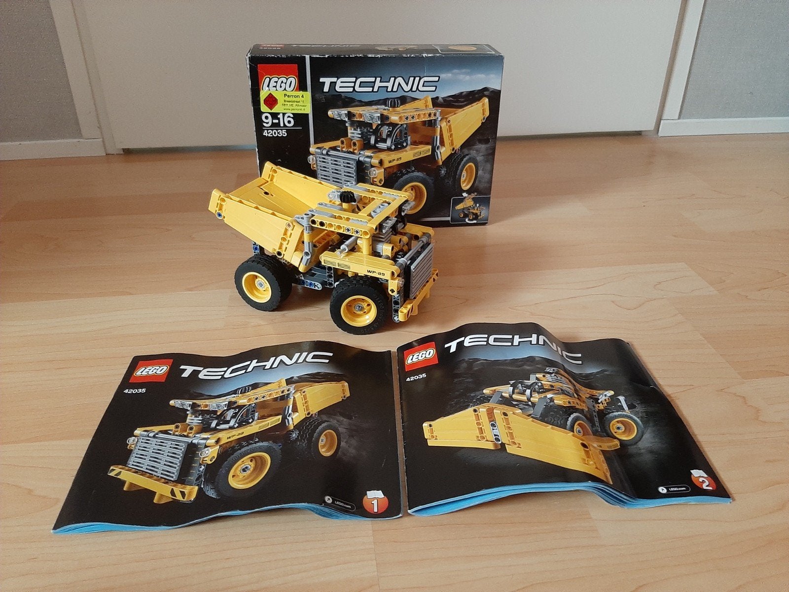 Lego Technic 42035 Mijnbouwtruck, Ophalen, Compleet, Lego, Zo goed als nieuw