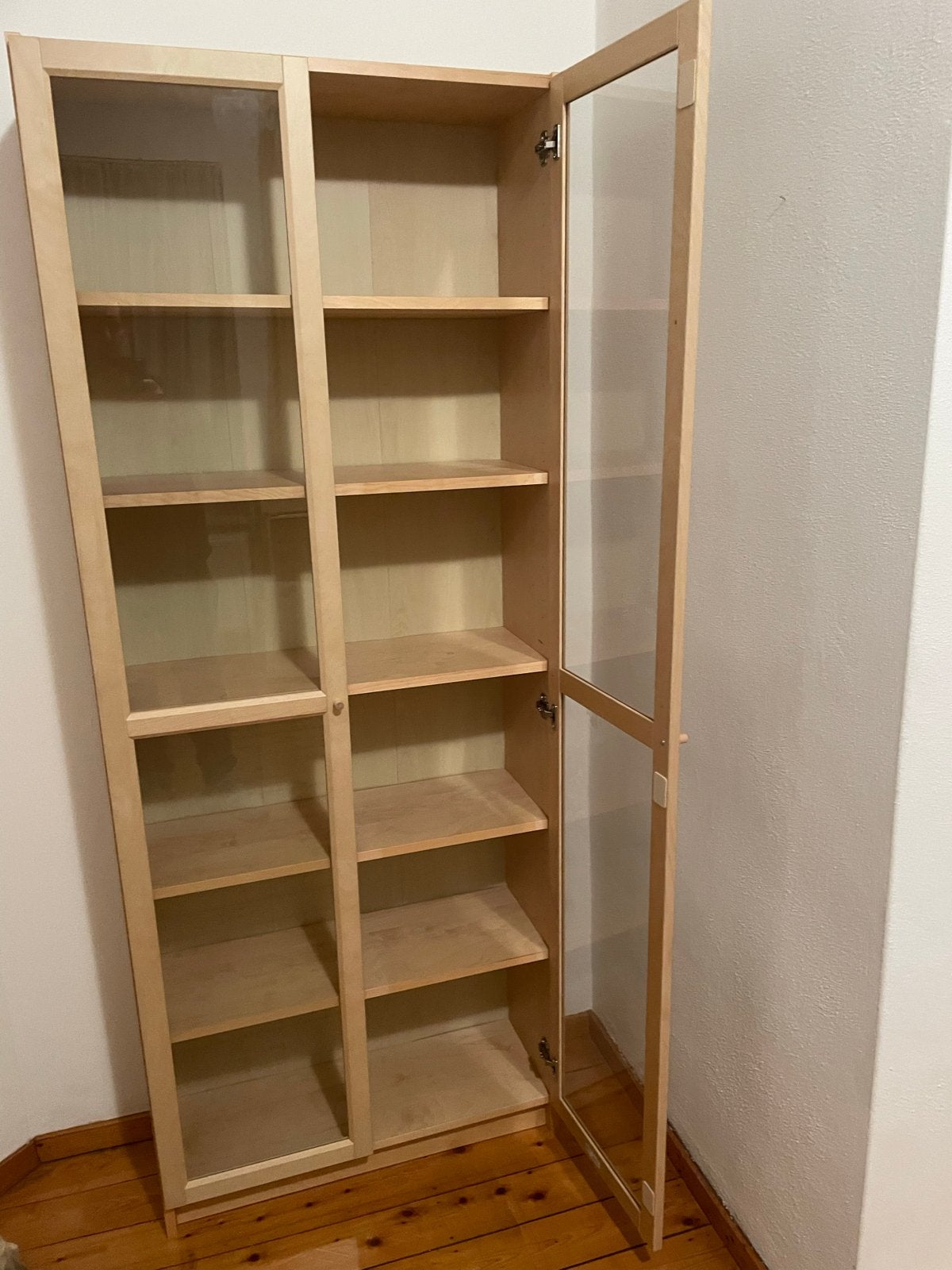Ikea Billy Oxberg Kast met Glazen Deuren, Ophalen, Gebruikt, 200 cm of meer, 50 tot 100 cm