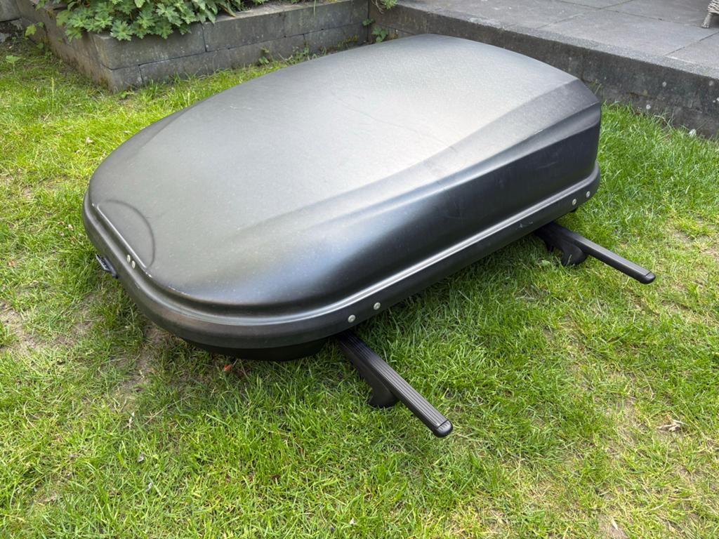 Dakkoffer 320 liter met Bosal dakdragers, Auto diversen, Dakkoffers, Gebruikt, Ophalen