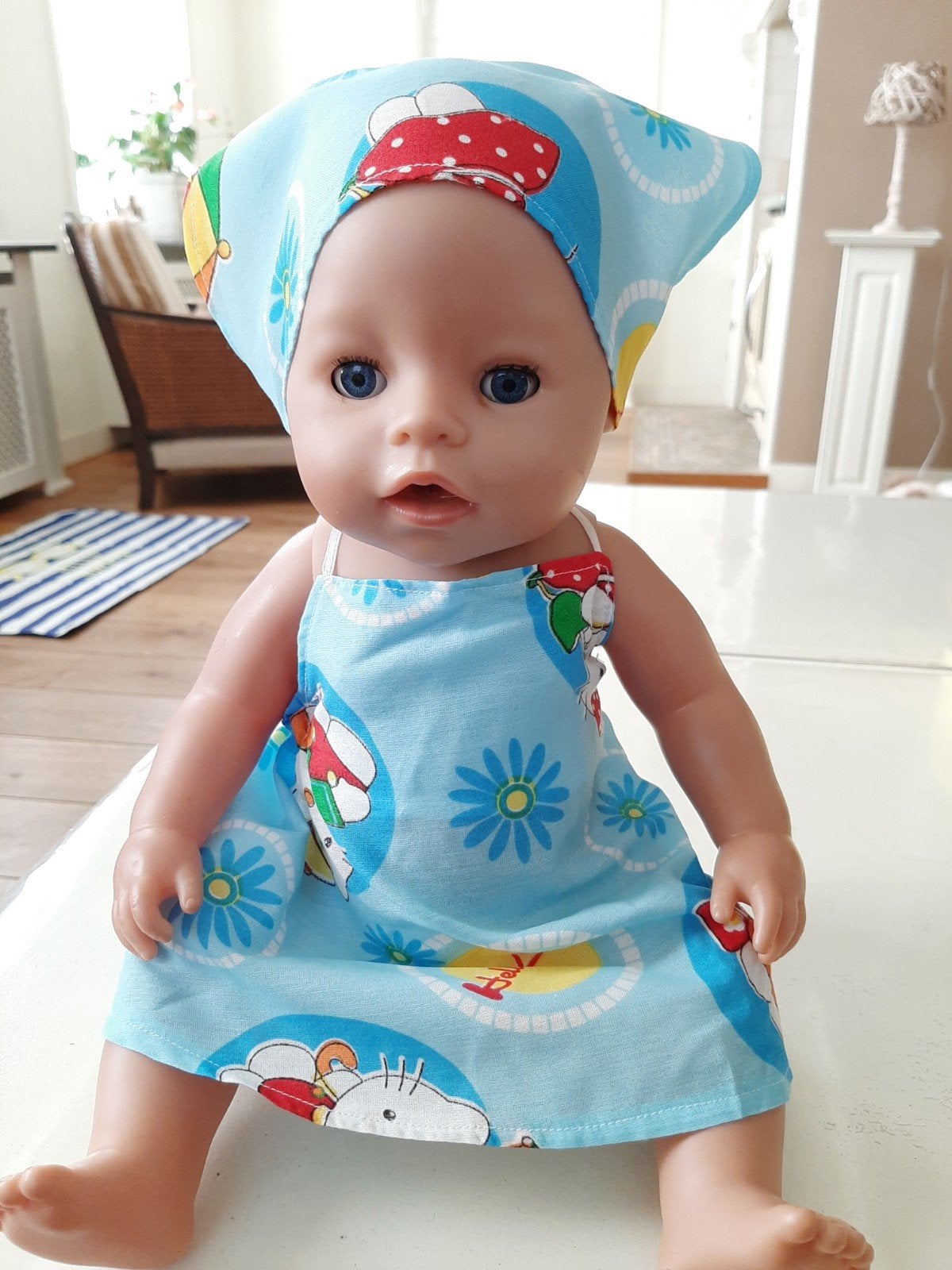 2 delig hello kitty set baby born pop 43cm, Ophalen of Verzenden, Nieuw, Babypop