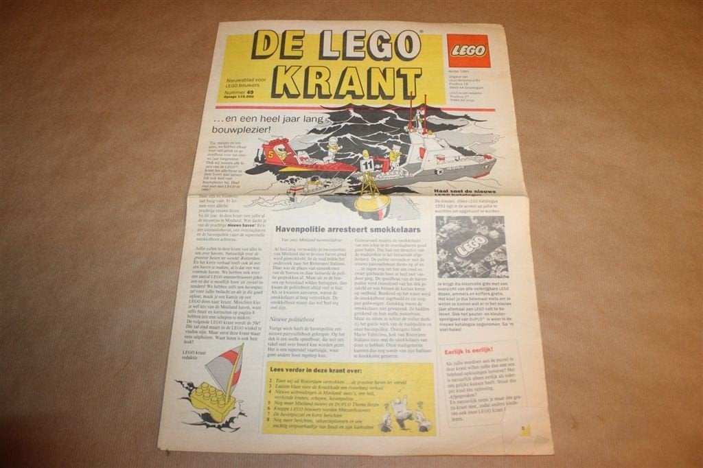 De Lego Krant - nr. 49 - 1991, Ophalen of Verzenden, Zo goed als nieuw