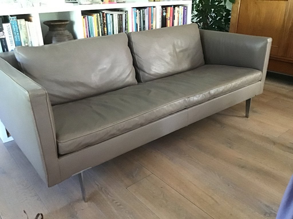Designbank molinari volnerf model aspen, Huis en Inrichting, Banken | Bankstellen, Gebruikt, 150 tot 200 cm, Driepersoons, 75 tot 100 cm