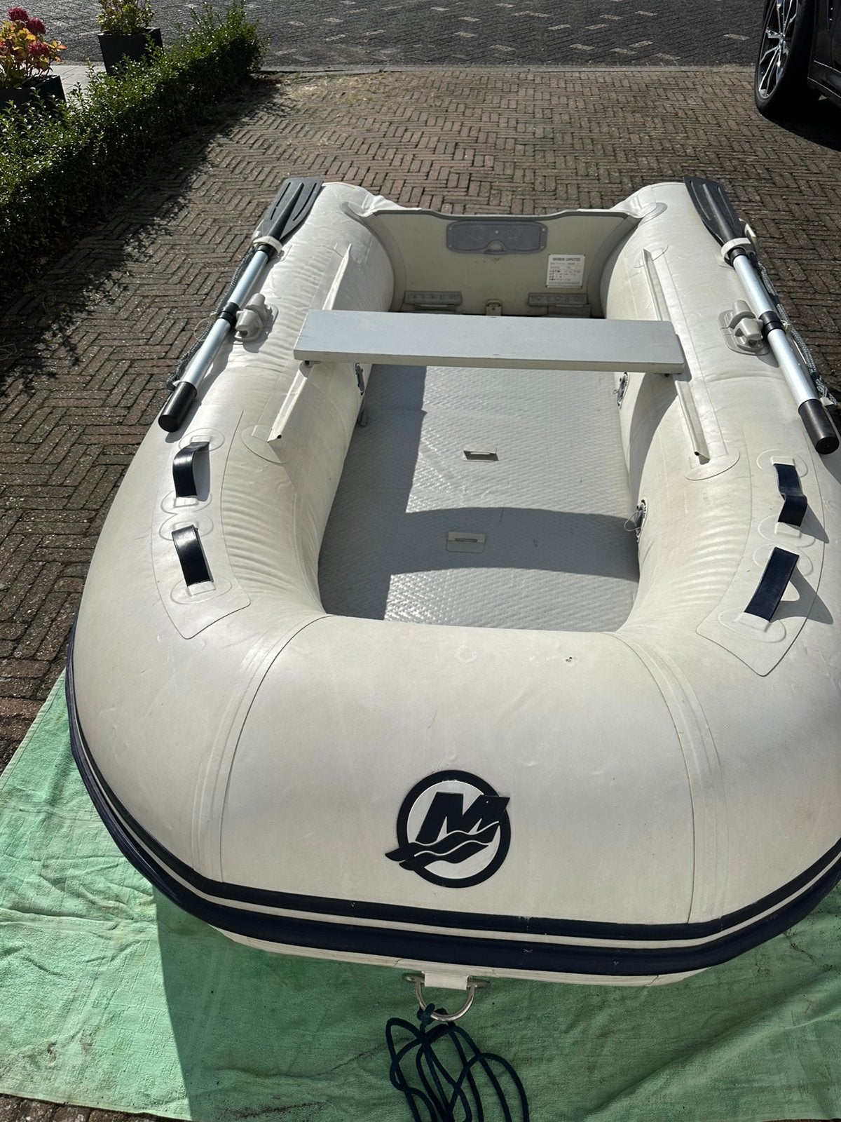 Quicksilver 250 met Yamaha 6 pk, Watersport en Boten, Ophalen, Gebruikt, Motorslot, Airdeck