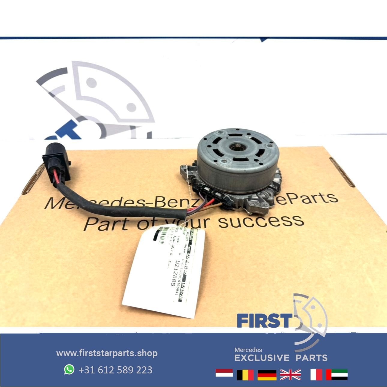 KOELVAN MODULE A0999069000 63 AMG Ventilator MOTOR Mercedes, Auto-onderdelen, Motor en Toebehoren, Gebruikt, -, Ophalen of Verzenden
