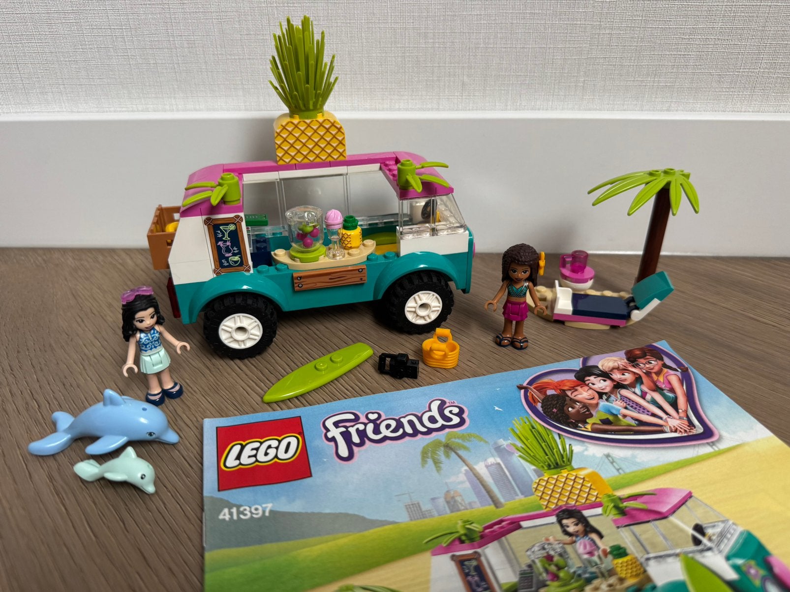 ALS NIEUW/COMPLEET Lego Friends 41397 Juice Truck, Lego, Friends, Ophalen of Verzenden, Zo goed als nieuw