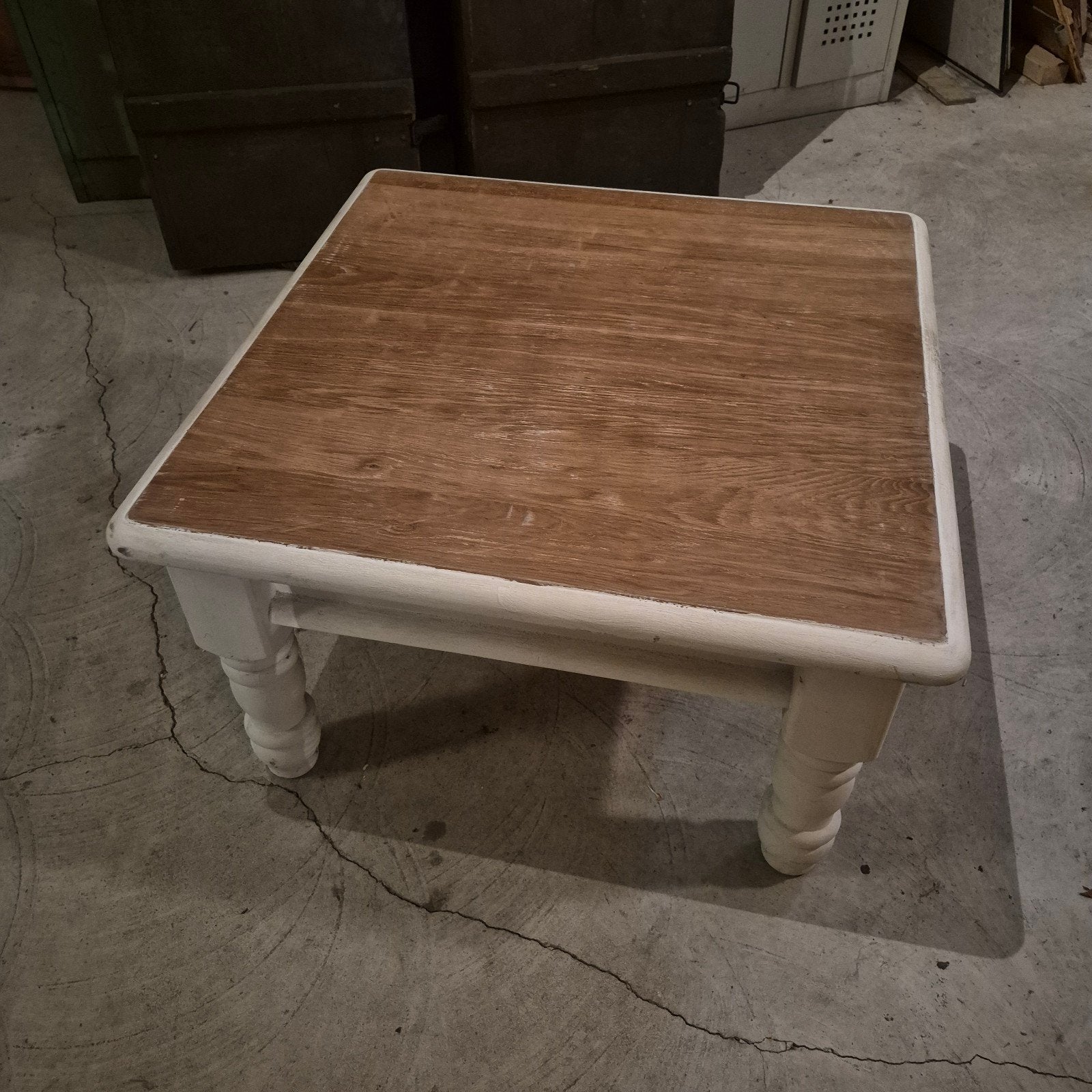 Nette, massief eiken salontafel, Ophalen, Gebruikt, 50 tot 100 cm, Eikenhout