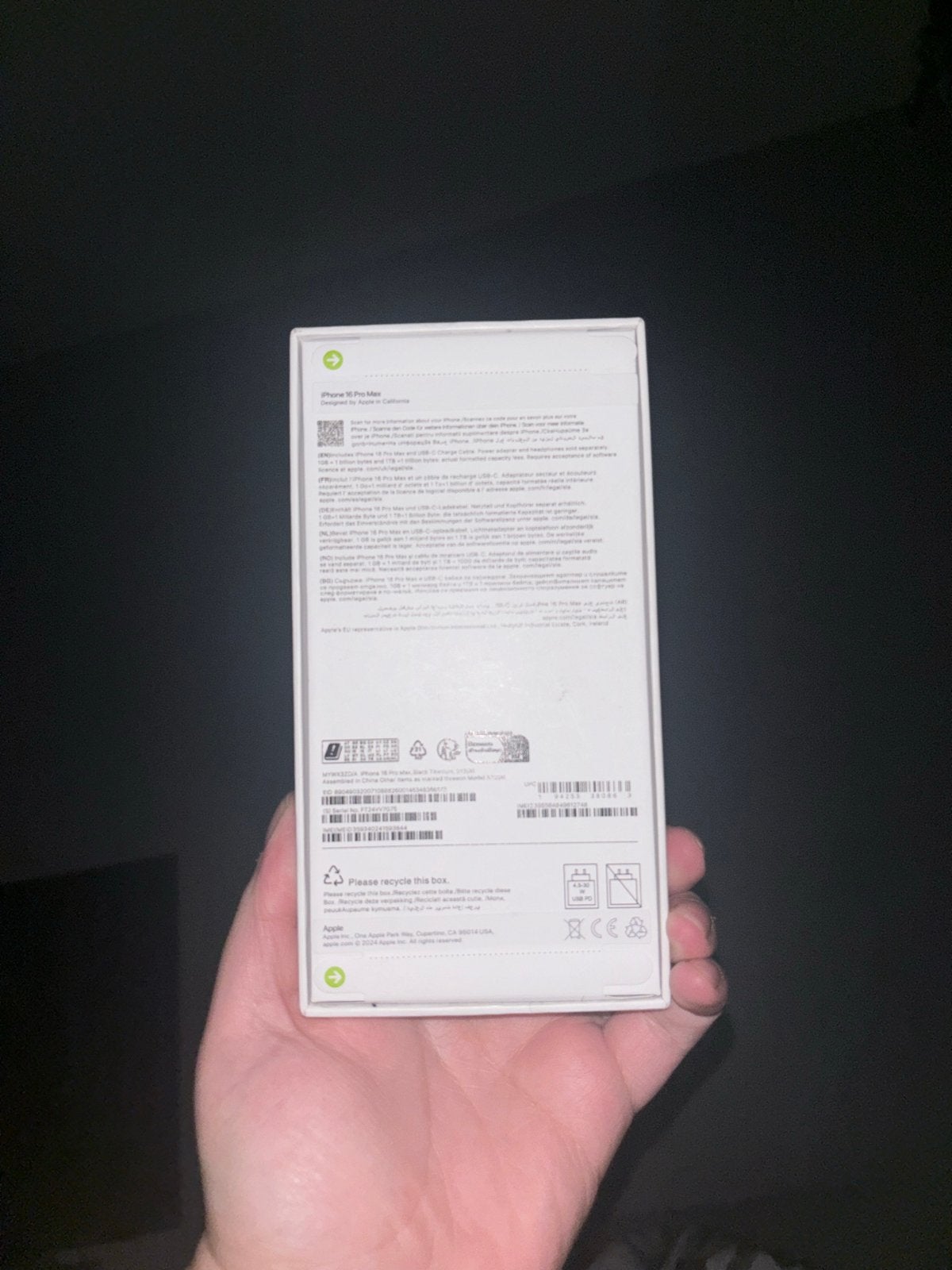 iPhone 16 Pro Max 512GB, Telecommunicatie, Mobiele telefoons | Apple iPhone, 512 GB, Ophalen of Verzenden, Zonder simlock, Zonder abonnement