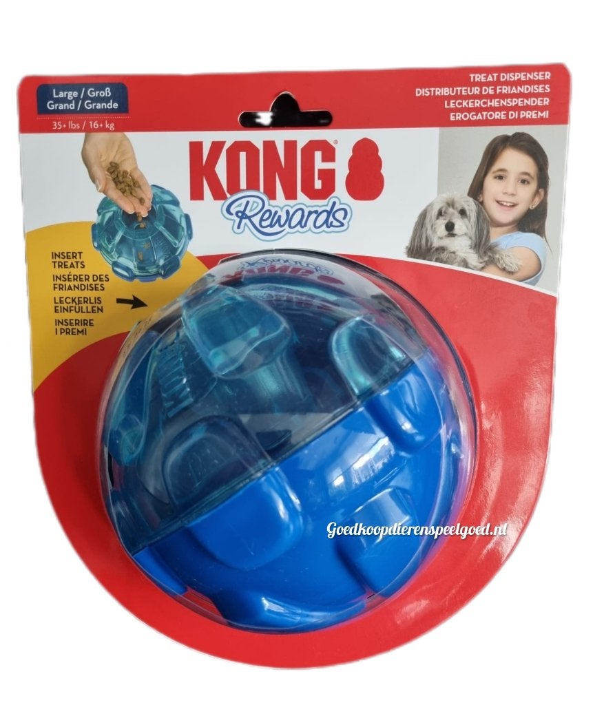 Hondenspeelgoed   " KONG Rewards snackbal 12,5 cm  ", Ophalen of Verzenden, Nieuw, Behendigheidspeelgoed, Kong