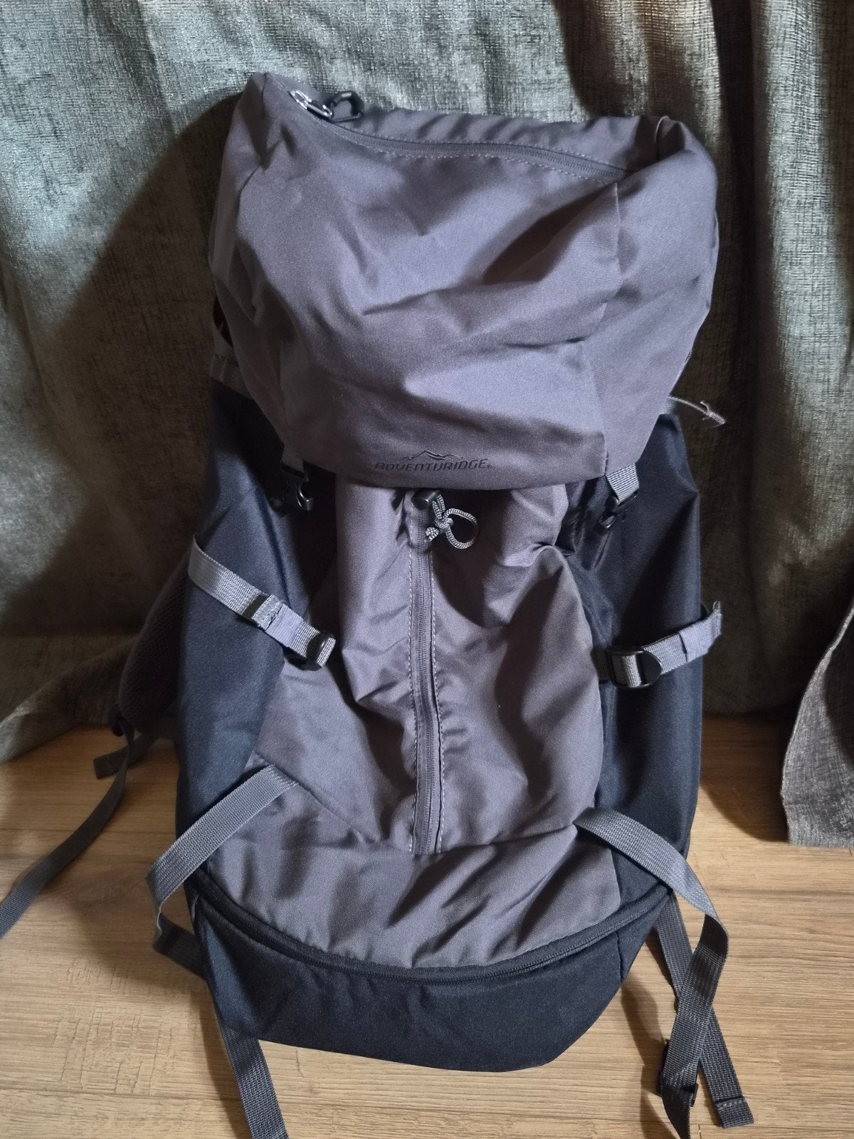 Adventuridge Trekking Rugzak - Grijs/Zwart - 45L, Ophalen, Overige merken, Trekking