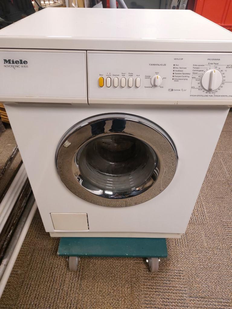 Miele Novotronic W805 Wasmachine - Gebruikt, Gebruikt, Ophalen of Verzenden, Voorlader, 85 tot 90 cm