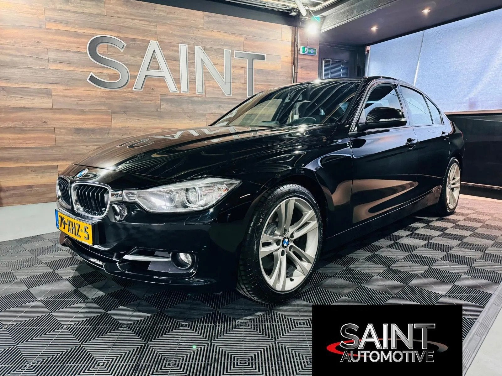 BMW 3-serie 328i High Executive Automaat |, Auto's, BMW, Automaat, Gebruikt, Zwart, 4 cilinders