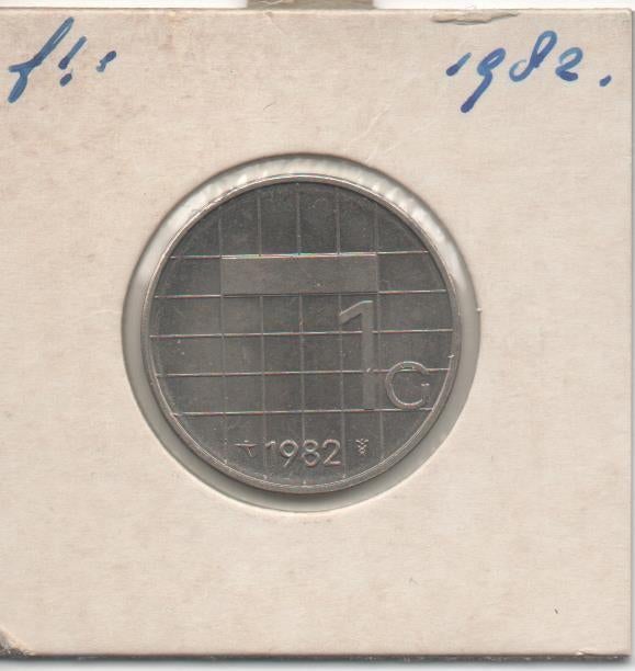 Gulden Beatrix periode, Postzegels en Munten, Munten | Nederland, Ophalen of Verzenden, Koningin Beatrix, 1 gulden, Losse munt