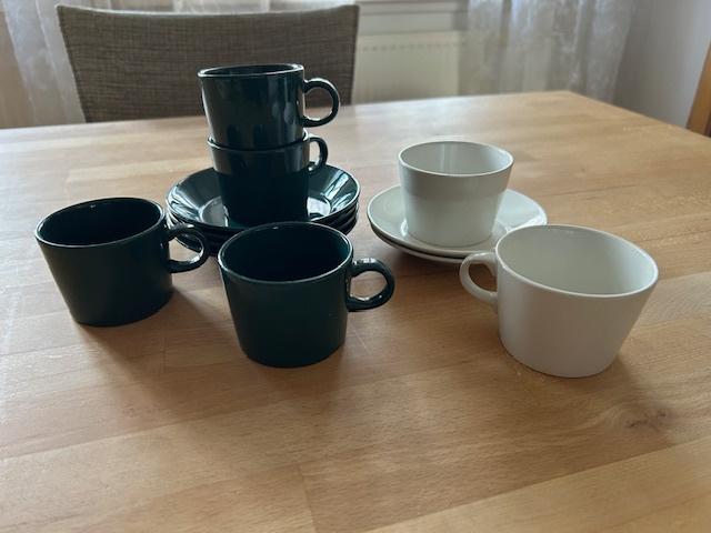 LENTEAANBIEDING Arabia Kilta Teema diverse servies groen/wit, Huis en Inrichting, Keuken | Servies, Gebruikt, Ophalen of Verzenden