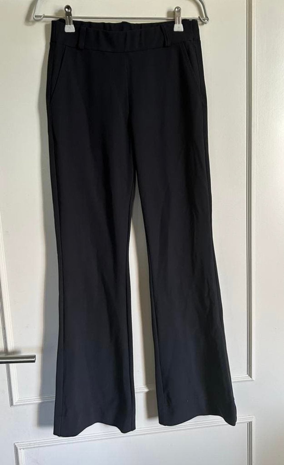 Zwarte Studio Anneloes Flair, Flaired Bonded broek XS, Verzenden, Zwart, Zo goed als nieuw, Maat 34 (XS) of kleiner