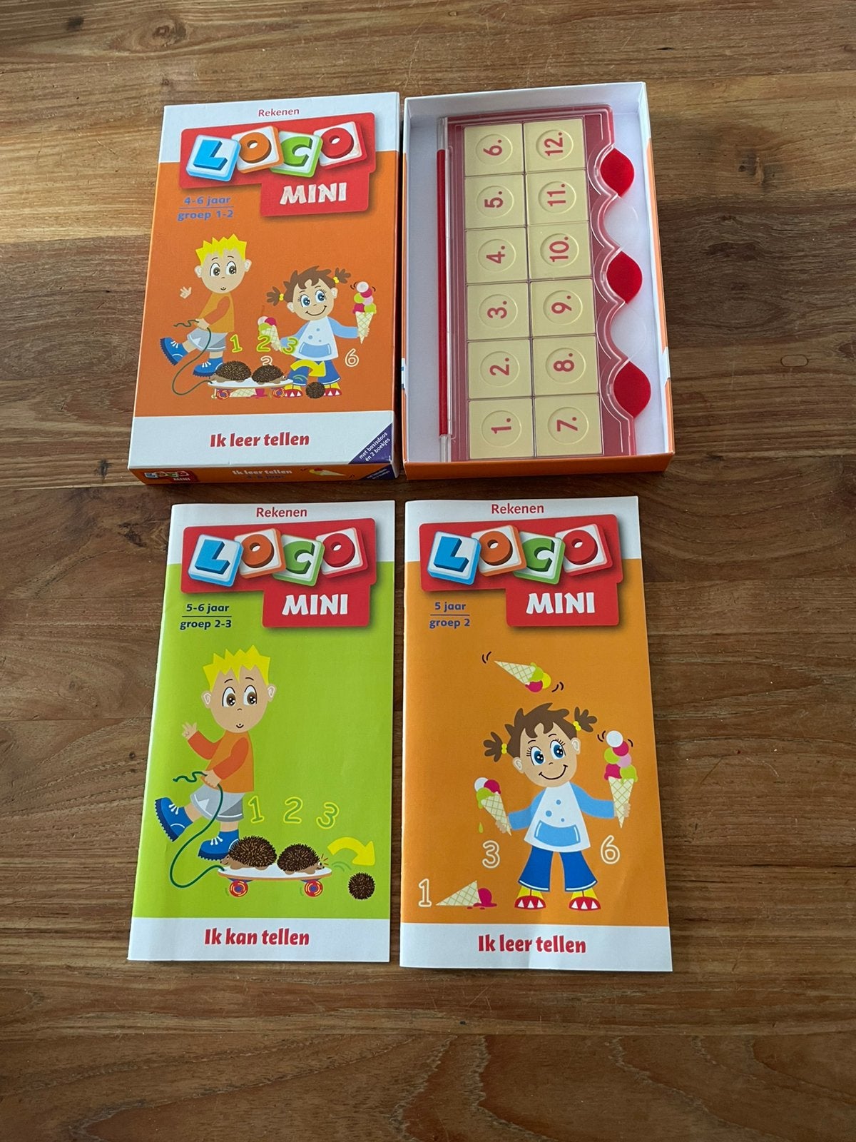Zo goed als nieuw mini loco set Ik leer tellen 4-6 jaar, Ophalen of Verzenden, Zo goed als nieuw