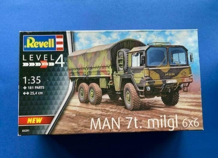 Revell	3291	MAN 7t Milgl 6x6	1/35, Auto, Verzenden, Nieuw, 1:32 tot 1:50
