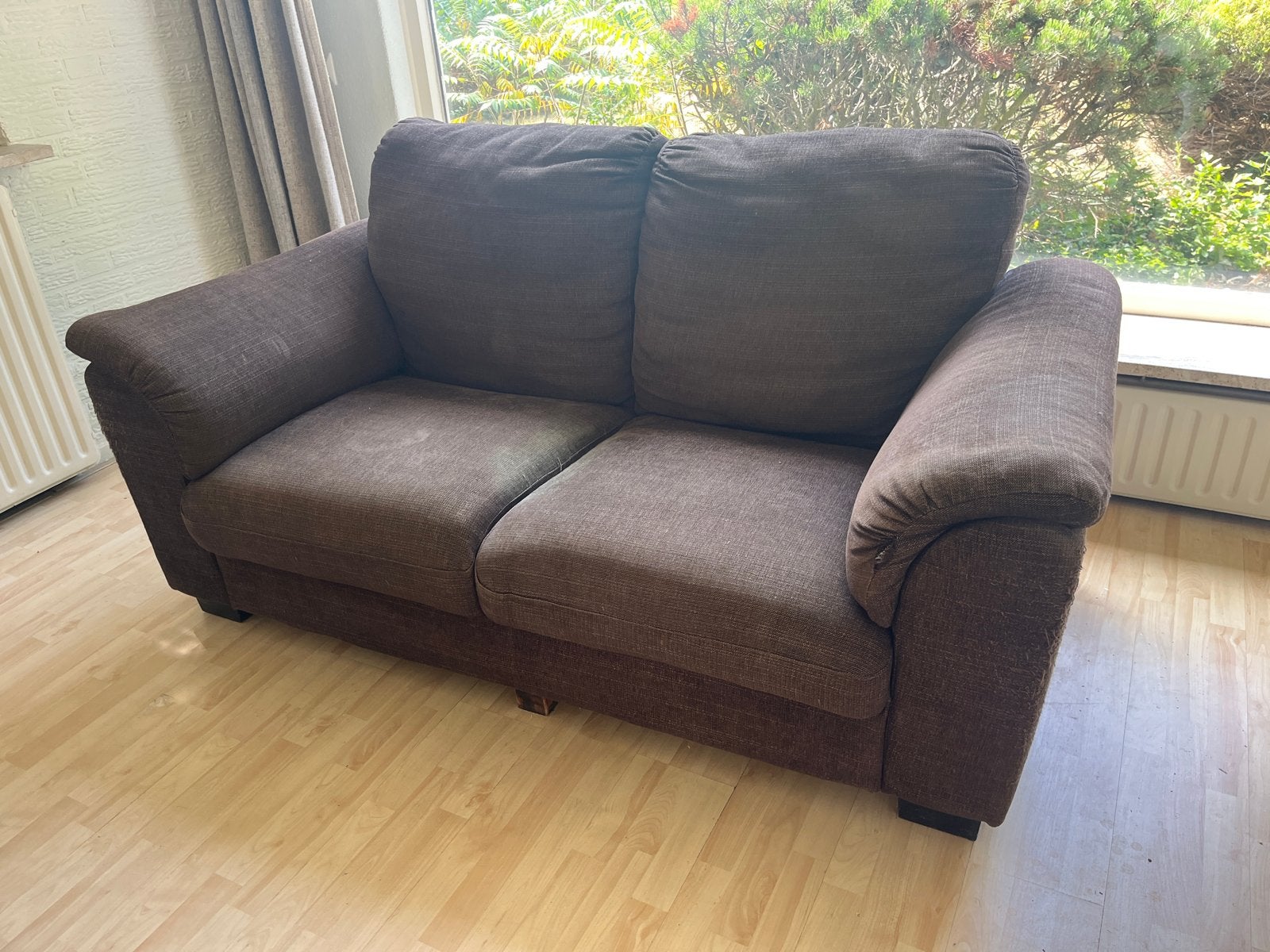 Comfortabele tweepersoonsbank - Lekker zittend, Huis en Inrichting, Banken | Bankstellen, Gebruikt, Tweepersoons, 75 tot 100 cm