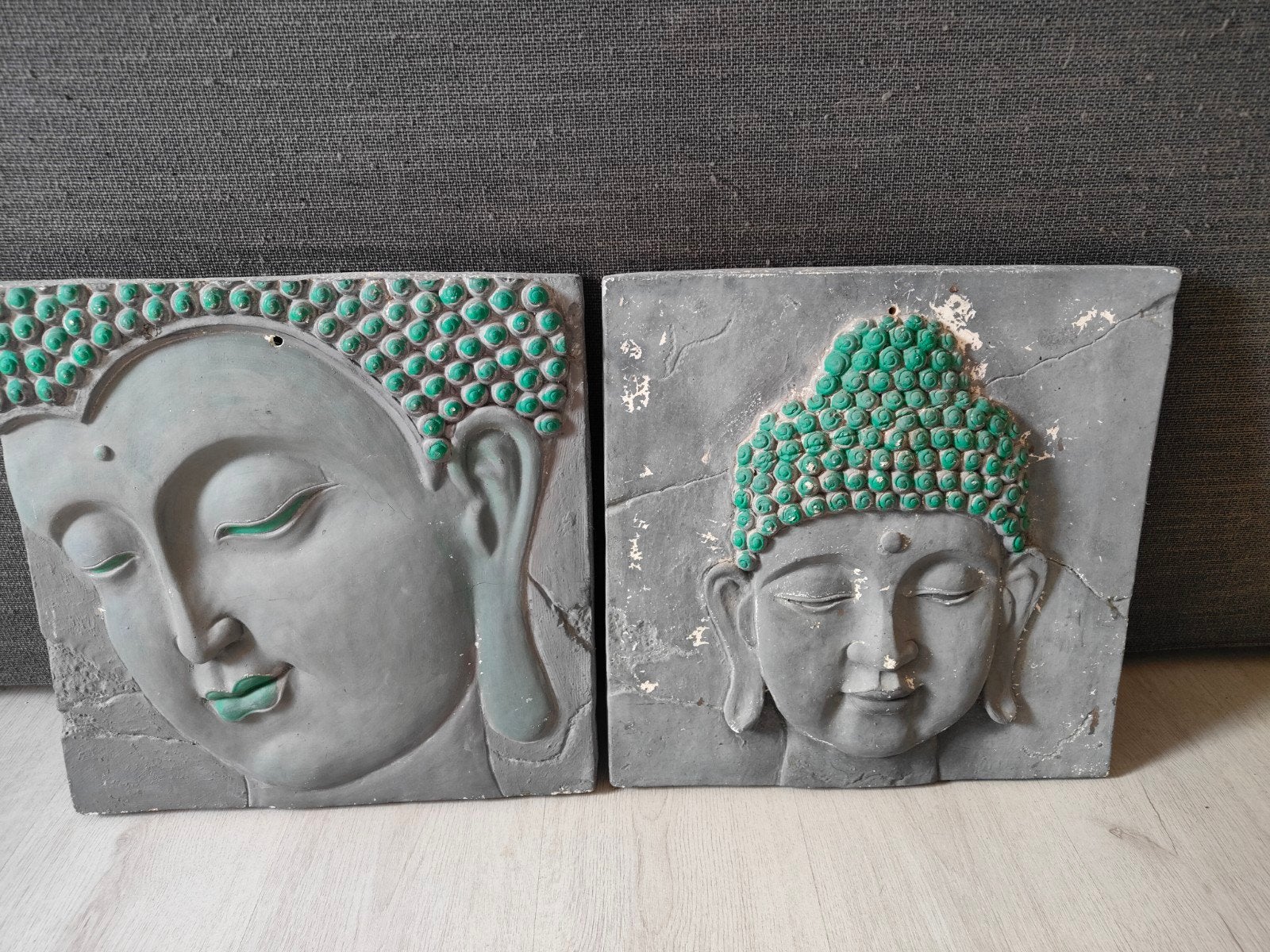 2 Boeddha schilderijen, Ophalen