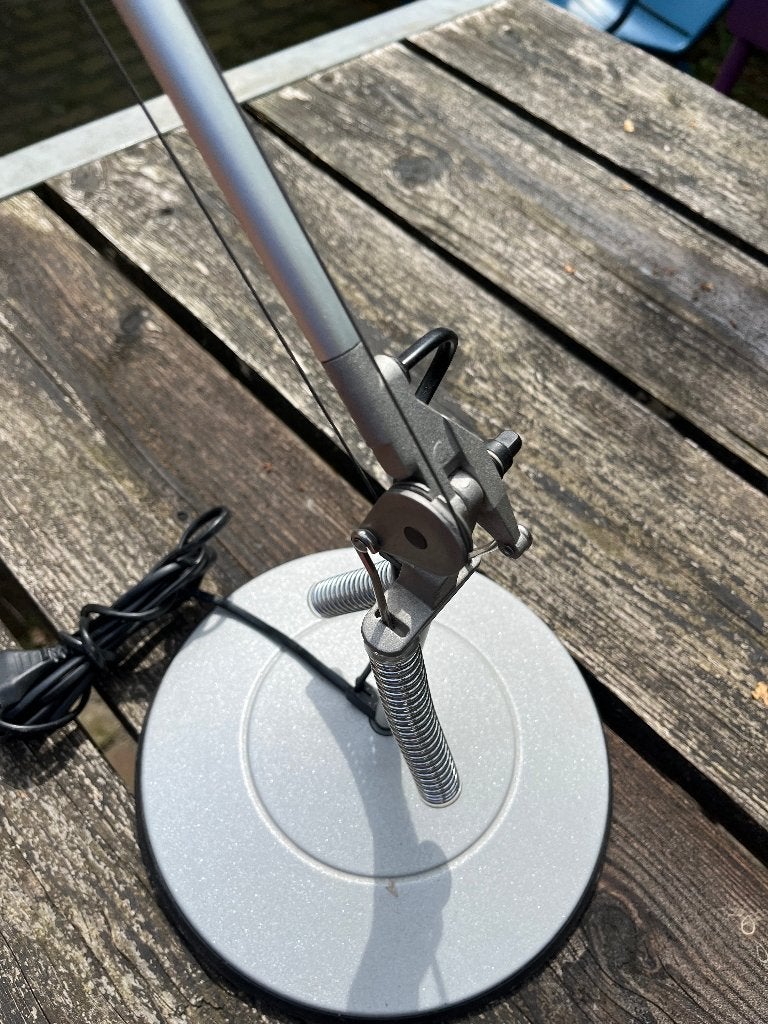Lumina Tangram design bureaulamp – Italiaans  aluminium, Ophalen, Bureaulamp, Overige merken, E27 (groot)