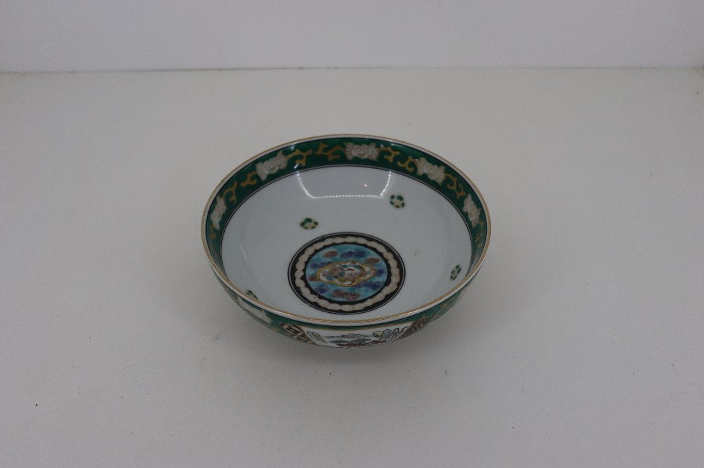 Vintage Japanse 'Gold Imari' Porseleinen Kom Handbeschilderd, Ophalen of Verzenden