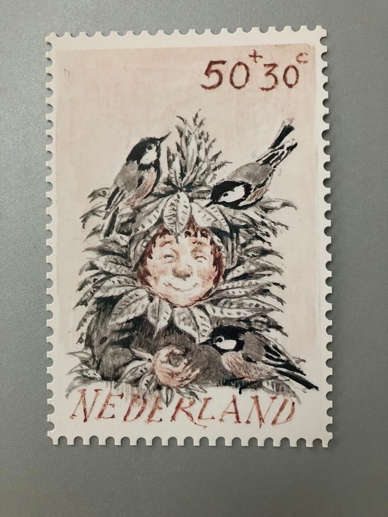 Bedankkaart kinderpostzegels actie 1982 Nederland., Ophalen of Verzenden