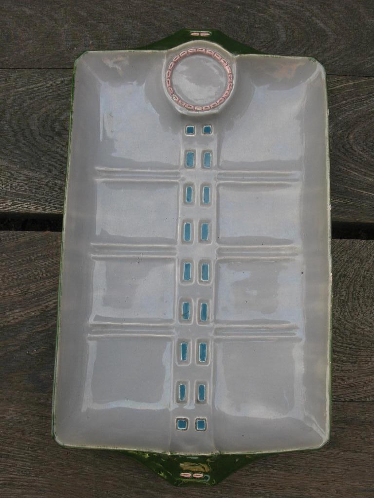 SCHAAL JUGENDSTIL JULIUS DRESSLER AUSTRIA KERAMIEK, Ophalen of Verzenden