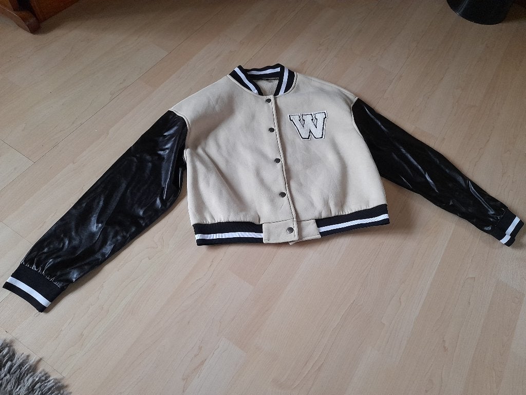 VEST / JAS MET LANGE MOUW MAAT 40 / 42 dames/heren, Ophalen of Verzenden, Zo goed als nieuw, Blauw