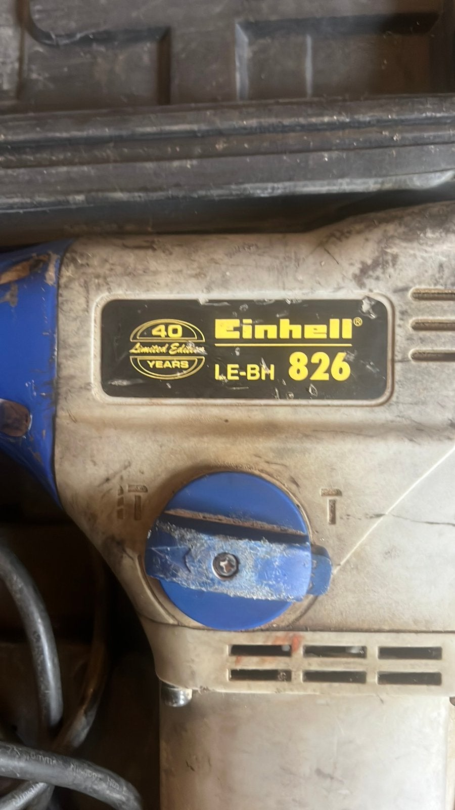 Boorhamer Einhell 826 + bijbehorende borenset, Gebruikt, Boor- en/of Breekhamer, Onbekend, Ophalen of Verzenden
