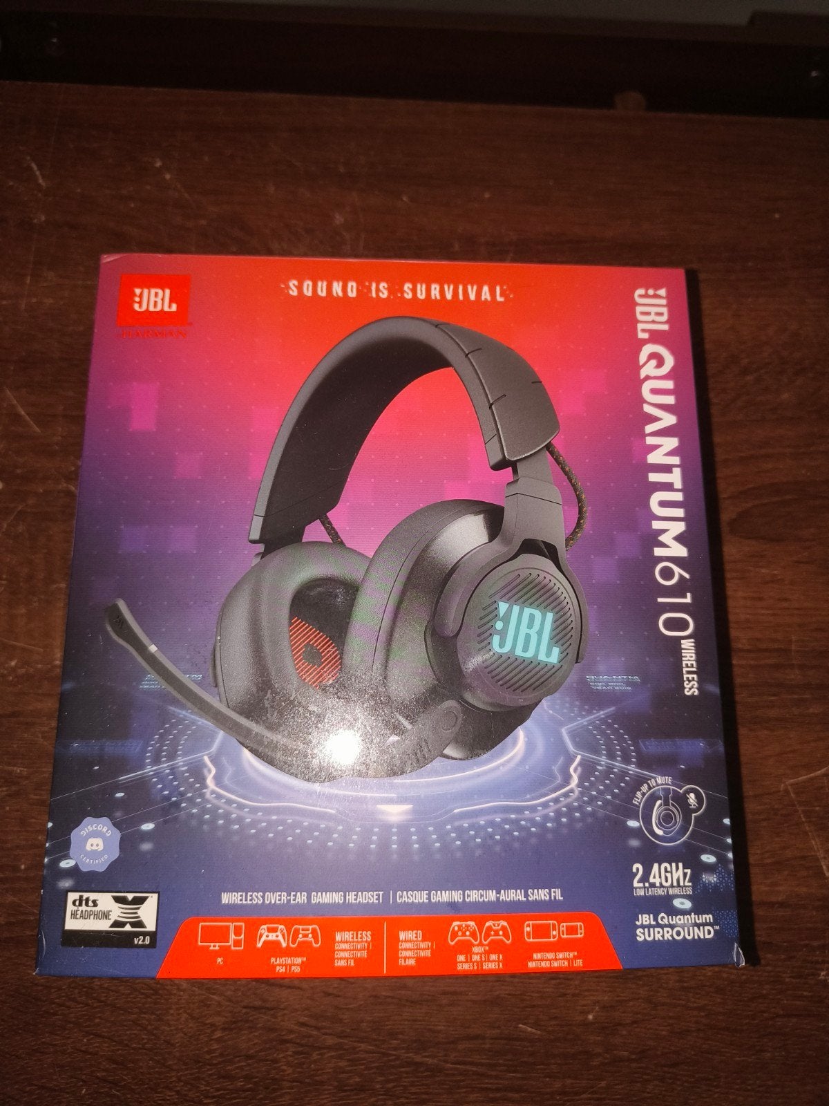 JBL Quantum 610 Wireless, JBL, Ophalen of Verzenden, Draadloos, Zwart