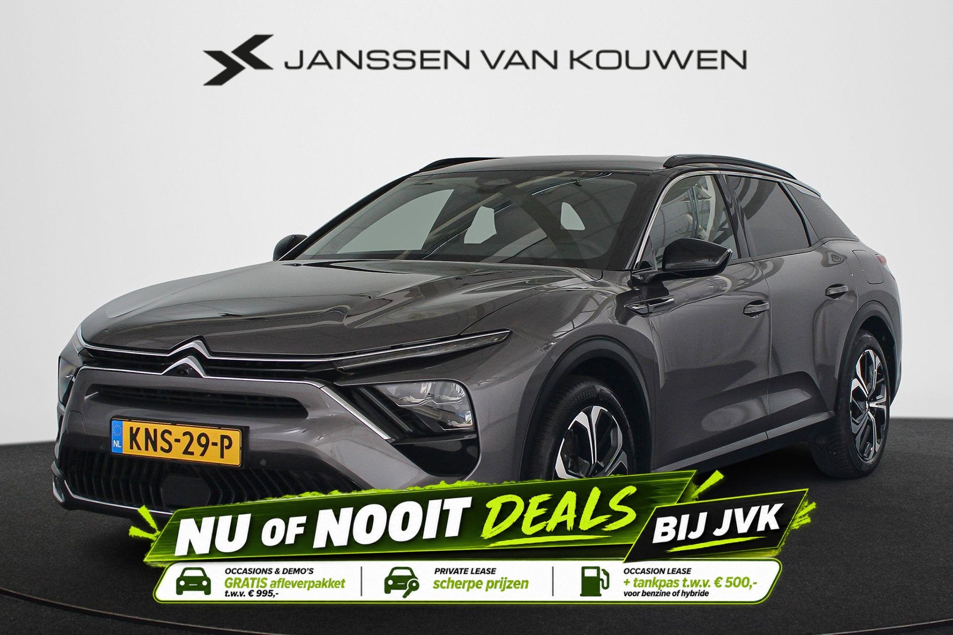Citroen C5 X 1.6 Plug-in Hybrid 225 Shine Leder Stoel-Stuur-, Auto's, 1350 kg, Gebruikt, 4 cilinders, 13 kWh