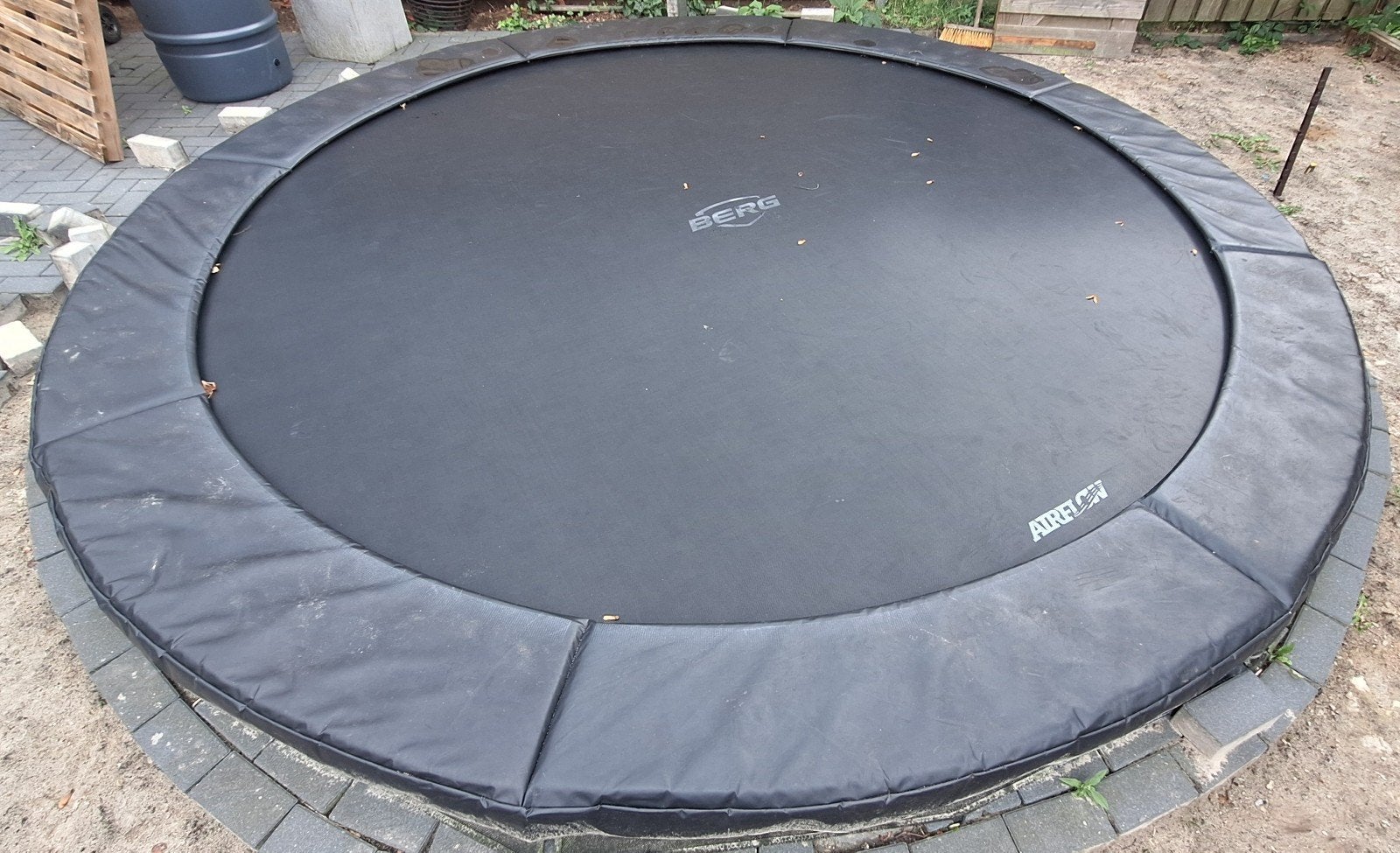 BERG TRAMPOLINE 430cm inground | Champion | Airflow |, Ophalen, Gebruikt
