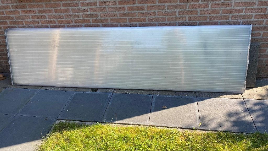 Polycarbonaat dak platen 3 stuks, Doe-het-zelf en Verbouw, Platen en Panelen, Ophalen, Gebruikt, Overige materialen, Minder dan 20 mm