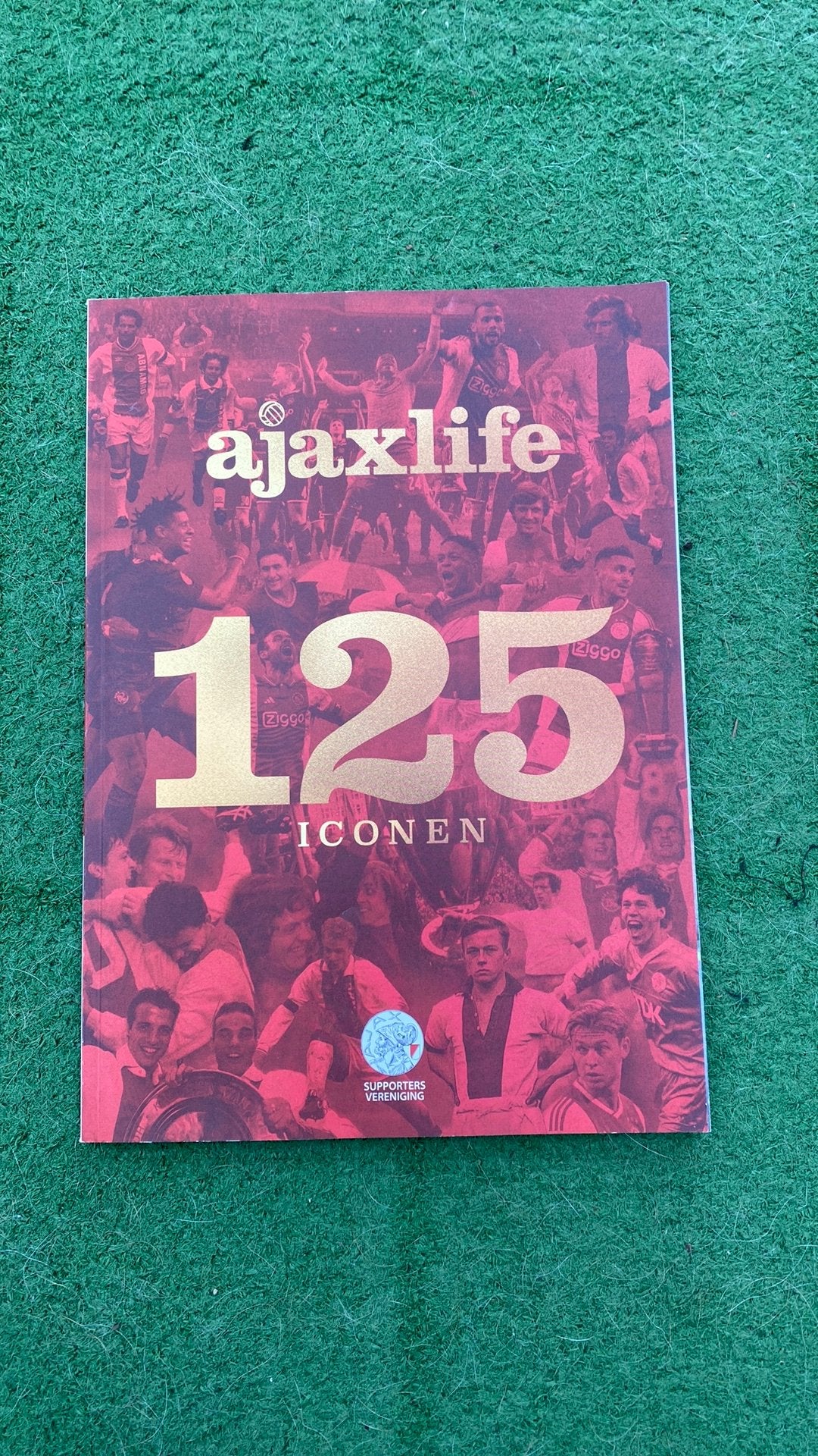Ajaxlife 125 Iconen, Ophalen of Verzenden, Zo goed als nieuw, Ajax, Boek of Tijdschrift