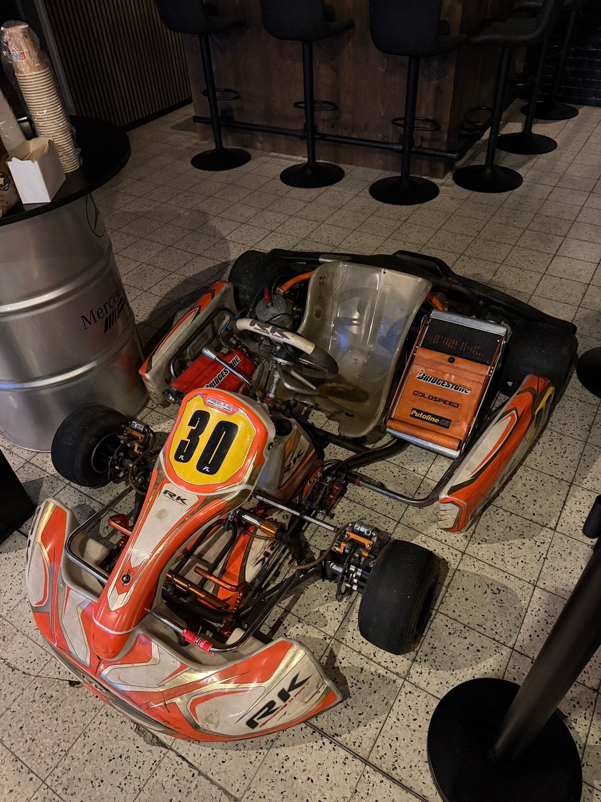 Kart 125cc Schakelkart RK Racing, Ophalen, Gebruikt, Kart