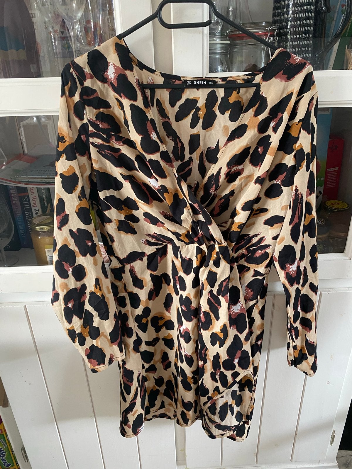 Shein Luipaardprint Jurk - Nieuw, Kleding | Dames, Meerkleurig, Maat 42/44 (L), Nieuw, Ophalen of Verzenden