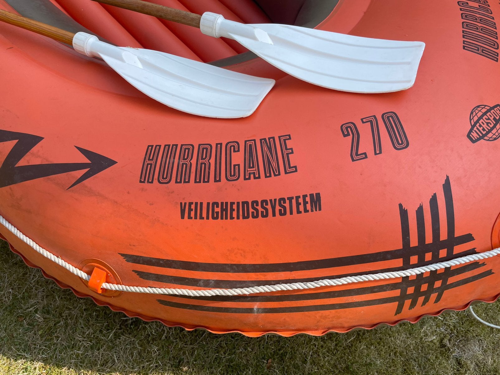 Rubber opblaas boot, Ophalen, Gebruikt, Twee personen, Overige typen
