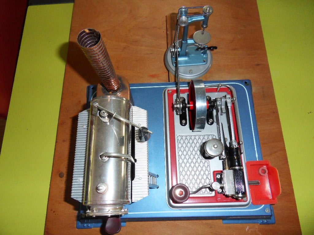 Wilesco D16 Stoommachine met aandrijfmodel, Overige merken, Ophalen of Verzenden, Zo goed als nieuw, Groter dan 1:32