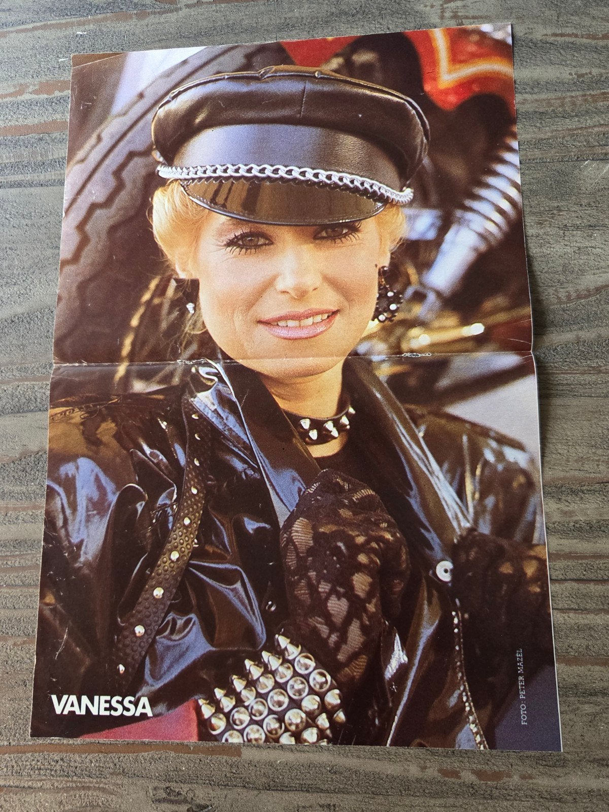Vintage Poster Vanessa - Jaren '80, Ophalen of Verzenden, A1 t/m A3, Overige onderwerpen, Rechthoekig Staand