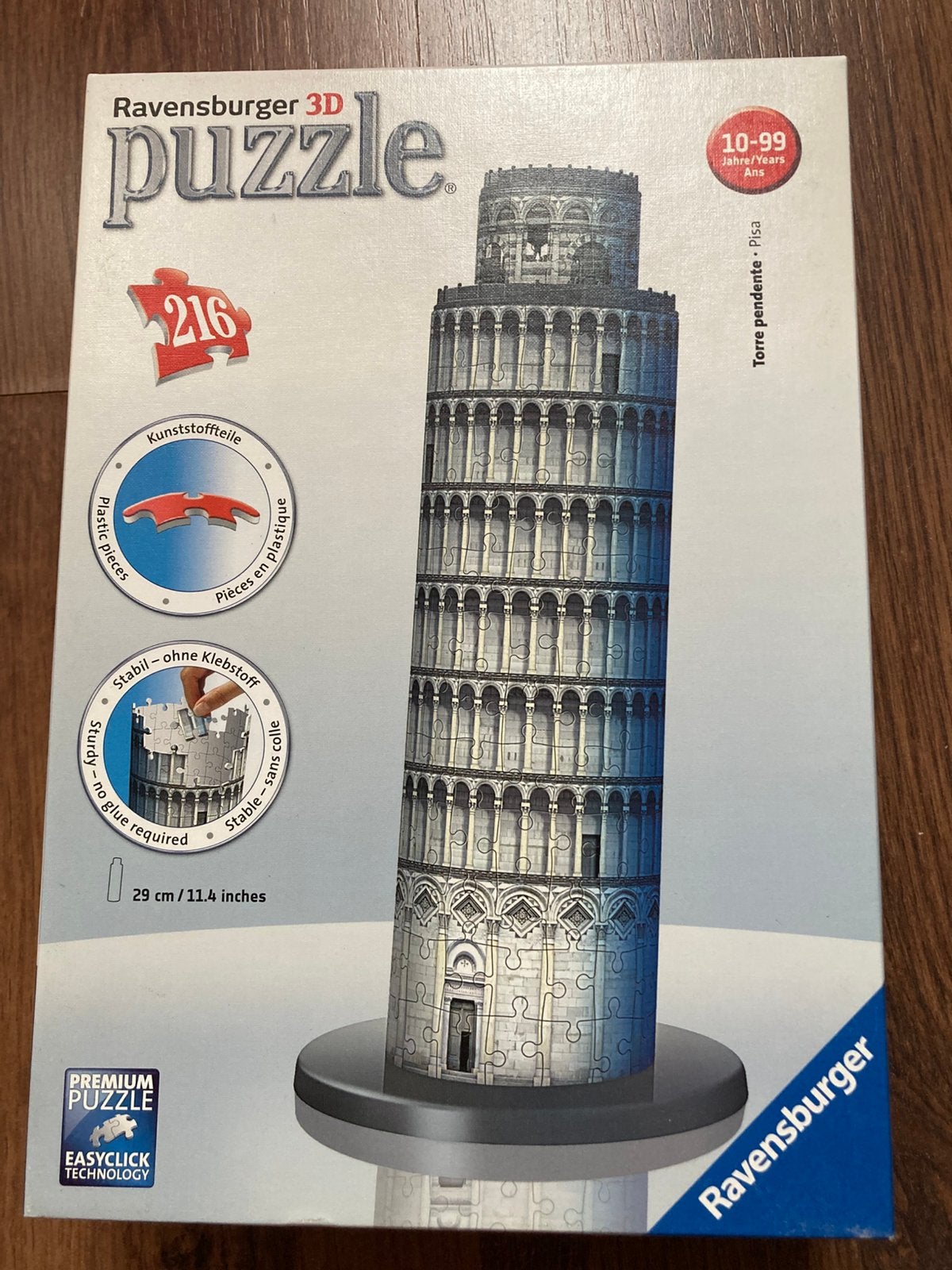 3D puzzel Ravensburger Eifeltoren compleet, Ophalen of Verzenden, Minder dan 500 stukjes, Zo goed als nieuw, Rubik's of 3D-puzzel