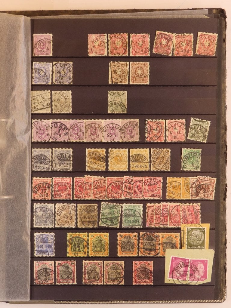 DEUTSCHES REICH - o.a.veel GERMANIA - aardig kavel (J207), Ophalen of Verzenden, Buitenland