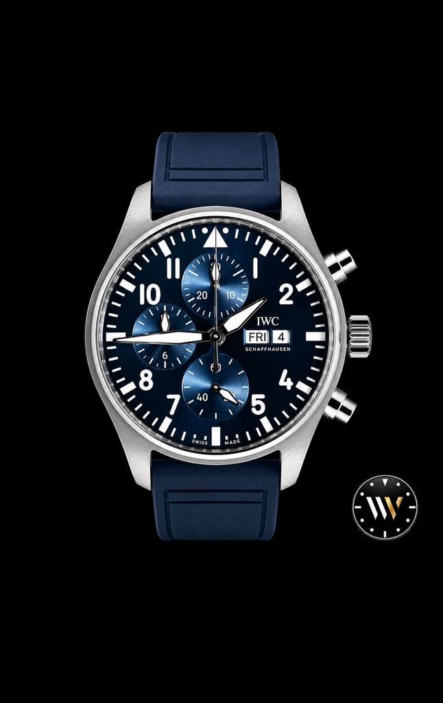 IWC Pilot Chronograph Le Petit Prince IW378011 Nieuw, Staal, Polshorloge, Overige materialen, Nieuw