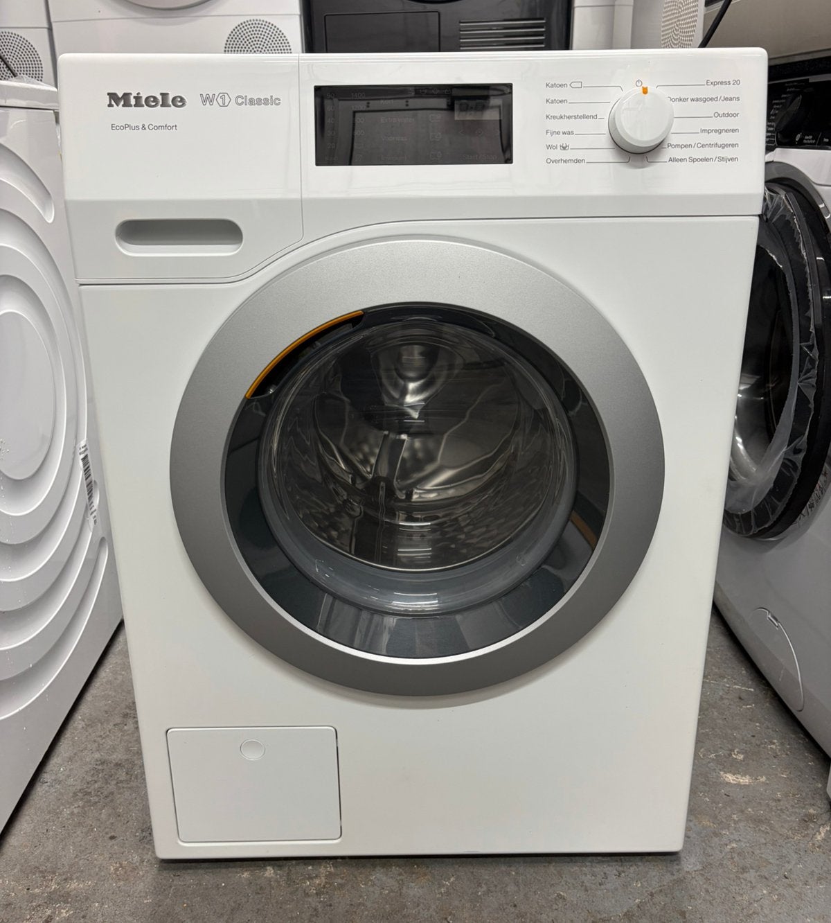 Miele W1 Classic wasmachine 8KG EcoPlus & Comfort, 1200 tot 1600 toeren, 8 tot 10 kg, Energieklasse A of zuiniger, Ophalen of Verzenden