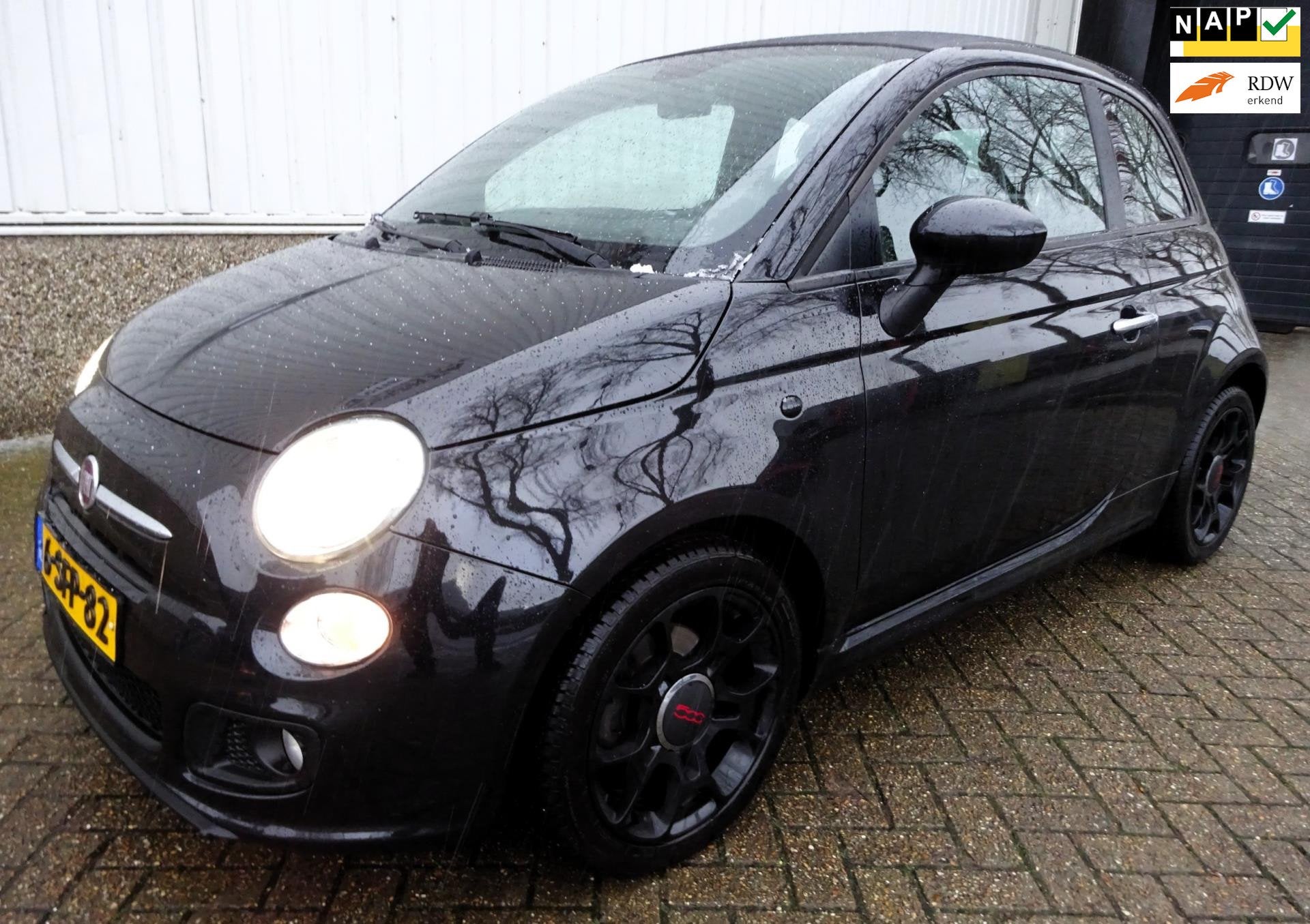 Fiat 500 C 0.9 TwinAir Lounge |Cabrio | PDC en camera |NAP, Auto's, Fiat, Euro 5, 86 pk, Gebruikt, Cabriolet