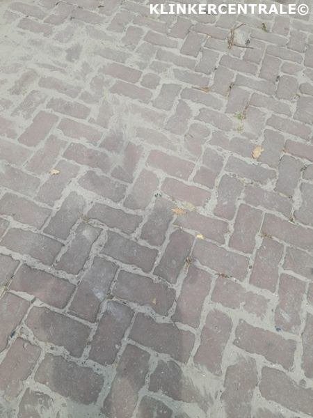 100m2 rood paars gebakken klinkers keiformaat straatstenen b