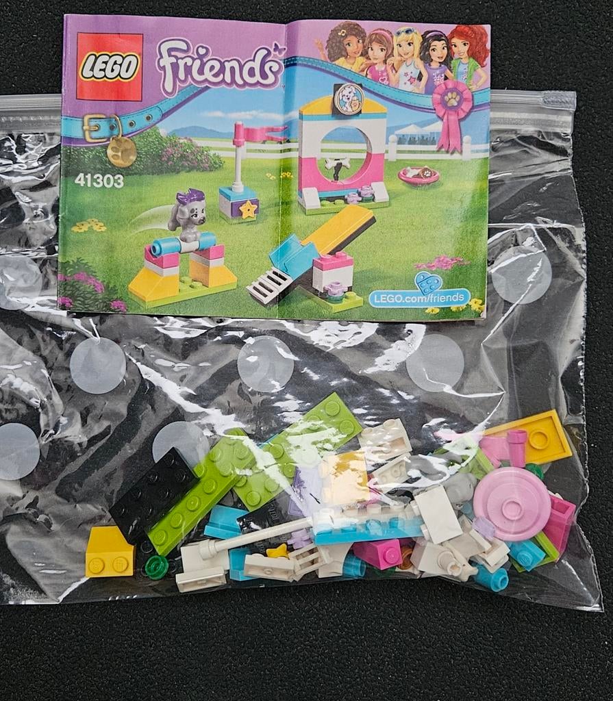 Lego Friends 41303 Puppy Speeltuin, Kinderen en Baby's, Speelgoed | Duplo en Lego, Ophalen of Verzenden, Zo goed als nieuw, Complete set