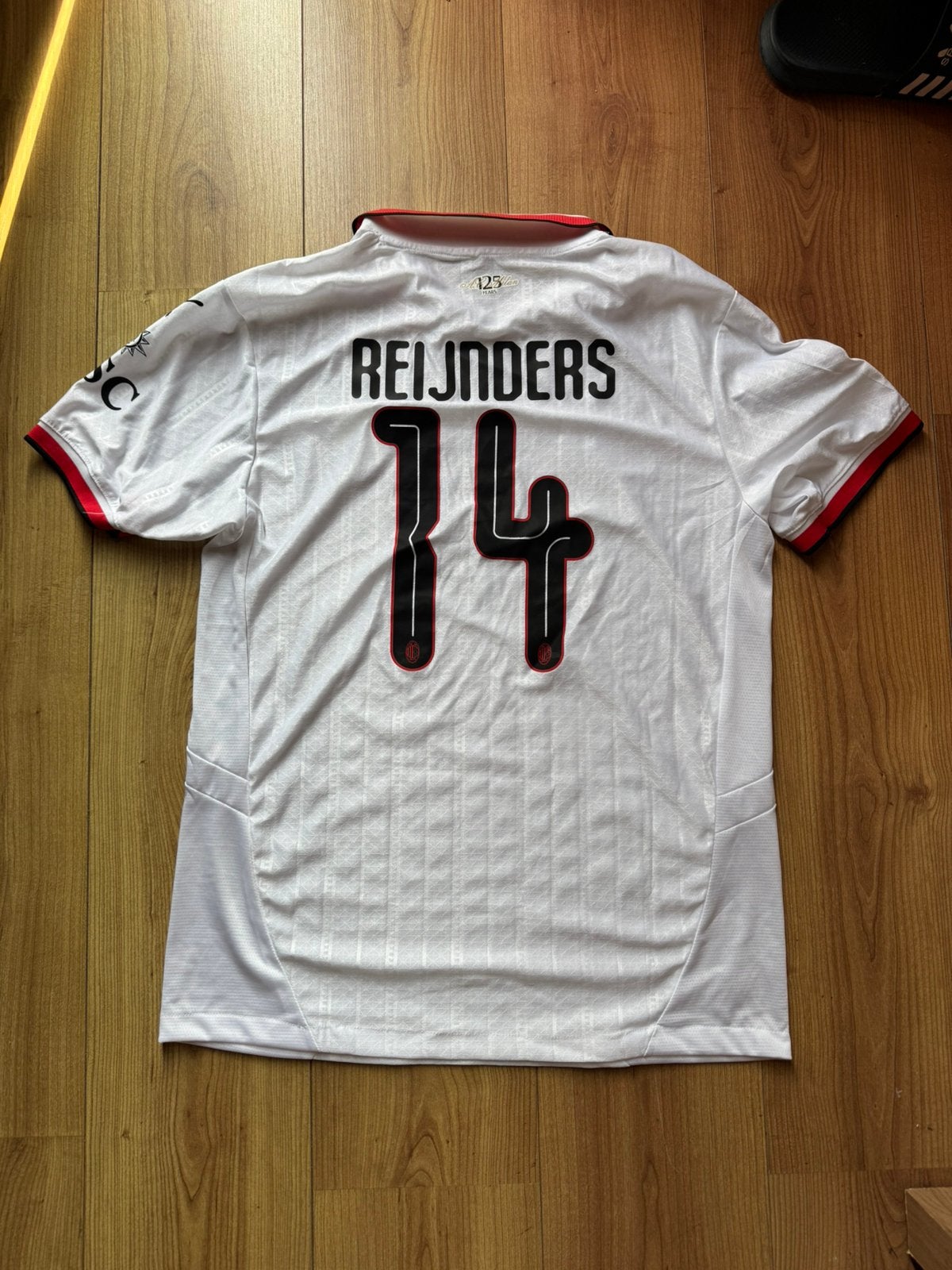 Voetbalshirt AC Milan Reijnders #14, Sport en Fitness, Voetbal, Ophalen of Verzenden, Zo goed als nieuw, Shirt
