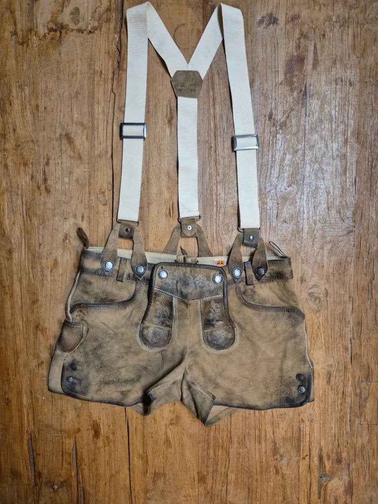 Stoere dames lederhosen, Kleding | Dames, Bruin, Country anndox, Maat 42/44 (L), Djt@dejuistetoon.eu