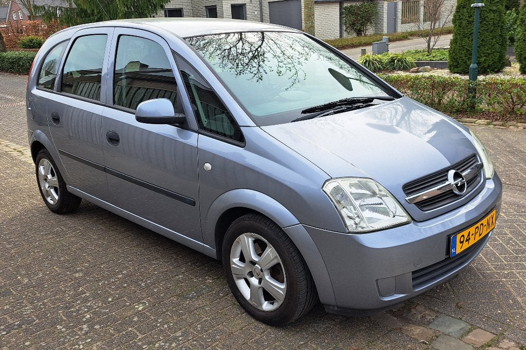 Opel Meriva 1.6 16V 2004 Grijs, Voorwielaandrijving, Elektrische buitenspiegels, 4 cilinders, 1200 kg